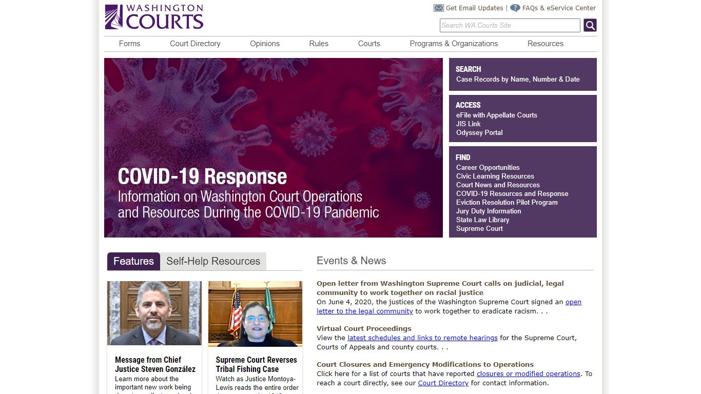 Washington State Courts - Court Forms